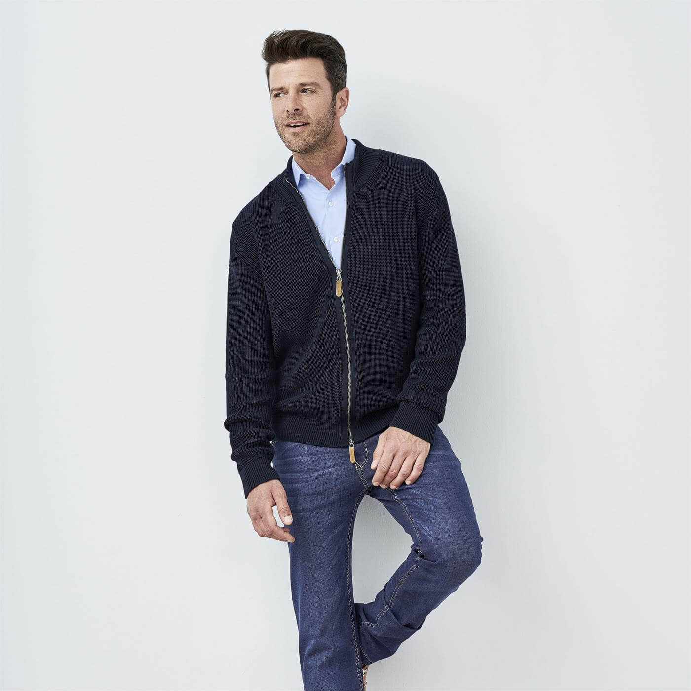 Living Crafts - Herren Strickjacke - 63776
