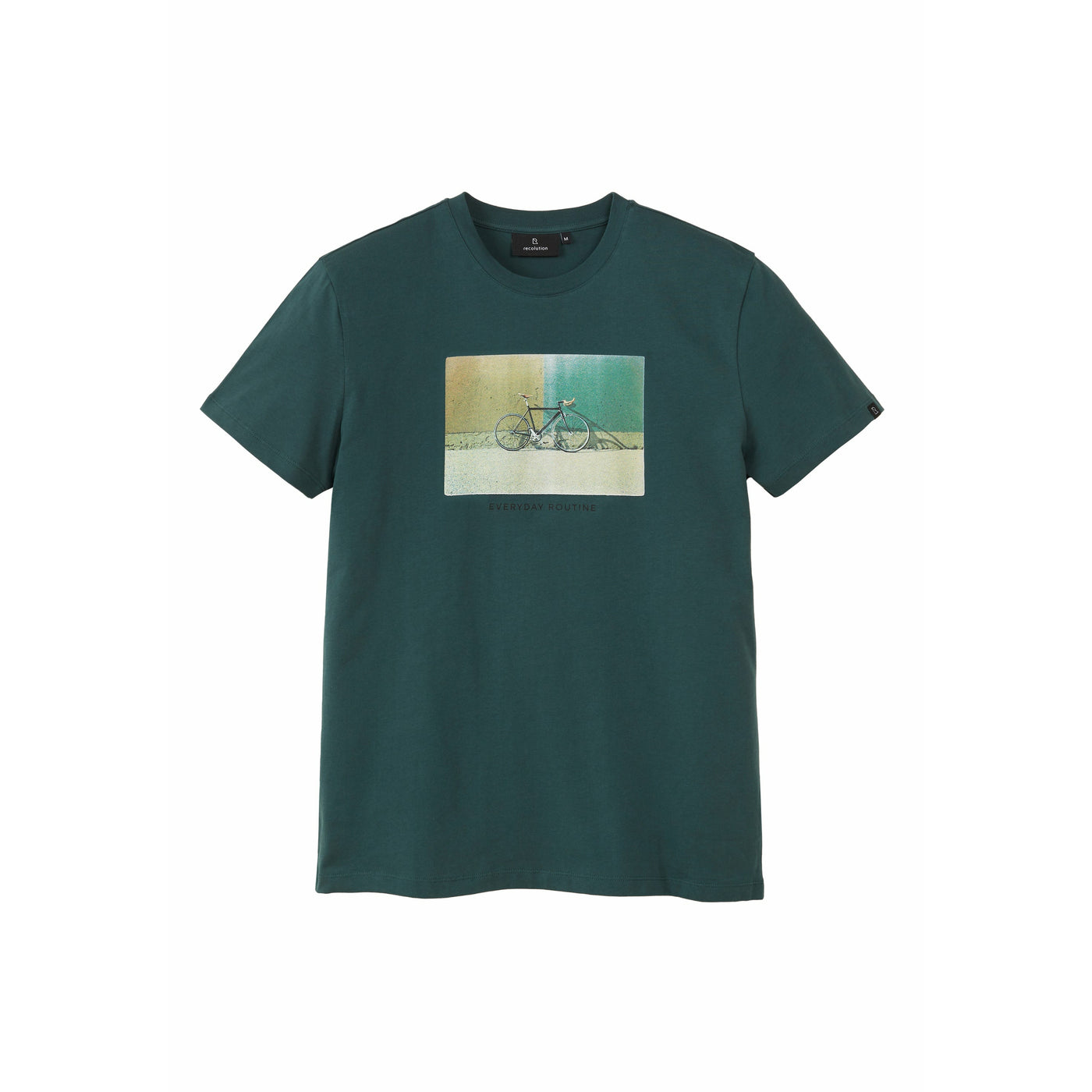 T-Shirt Agave Bike Wall deep green