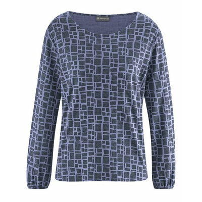 HempAge - Langarmshirt mit Print #farbe_lavender