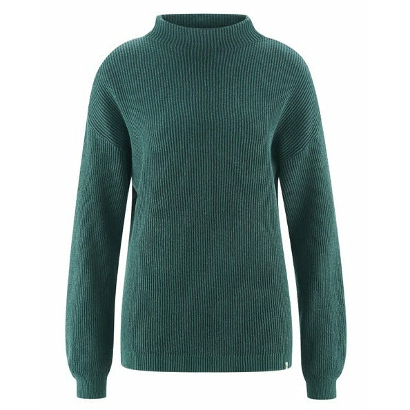 HempAge - Kelkragen Pullover #farbe_dark-spruce