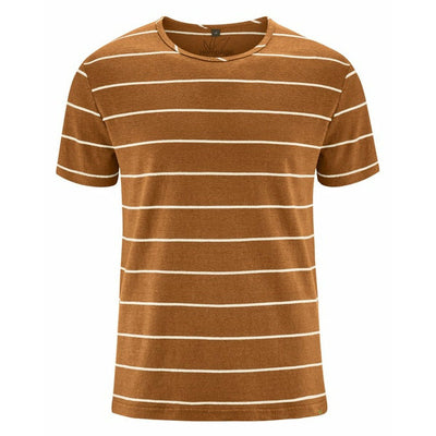 Hanf-T-Shirt mit Streifen