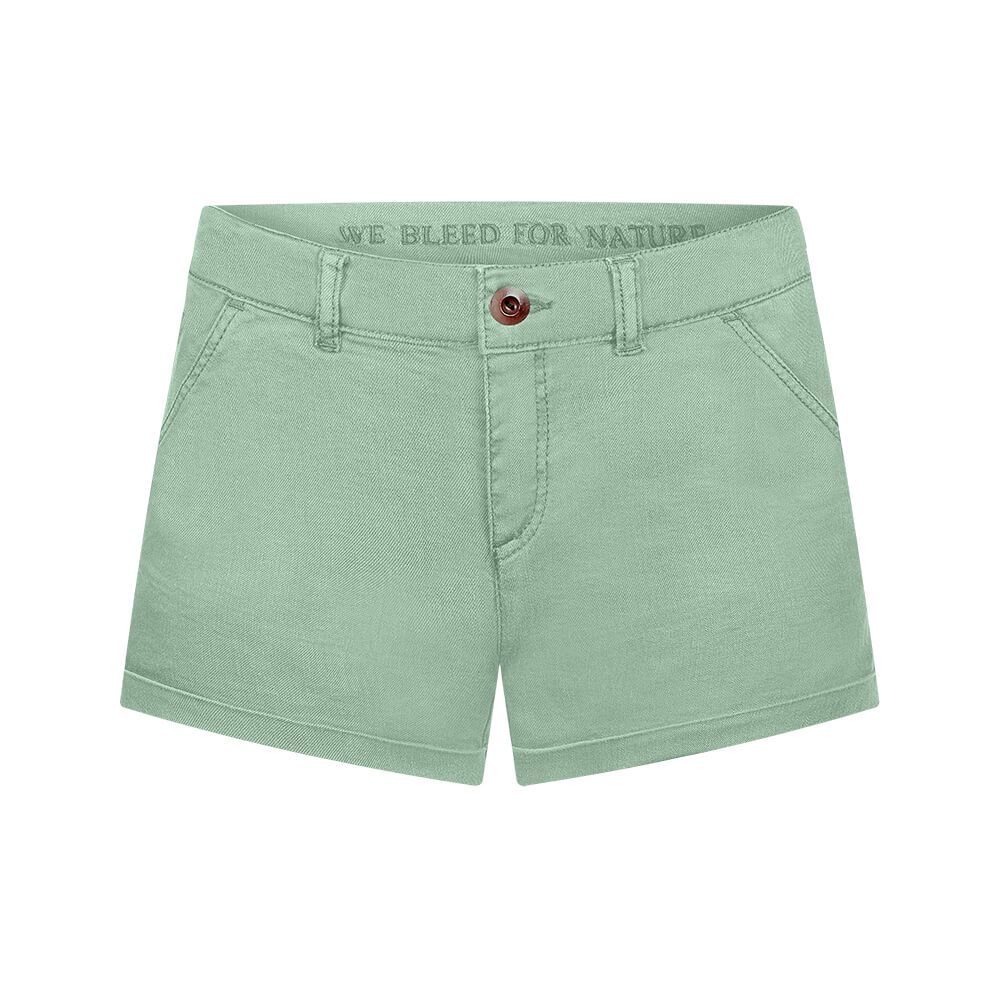 EcoMicro-Chino Shorts Grün