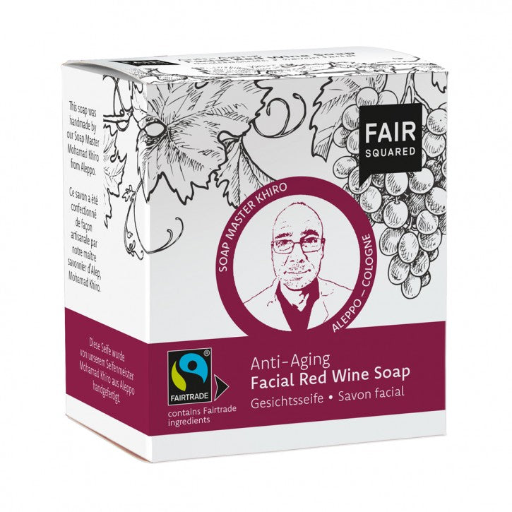 FAIR SQUARED Facial Soap Red Wine Anti Aging
