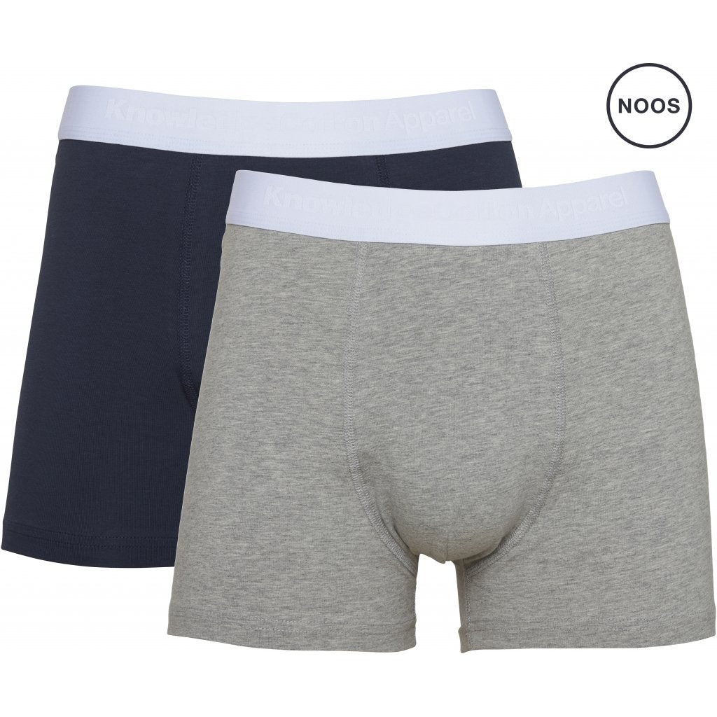 KnowledgeCotton Apparel  MAPLE 2 pack underwear #farbe_grey-melange