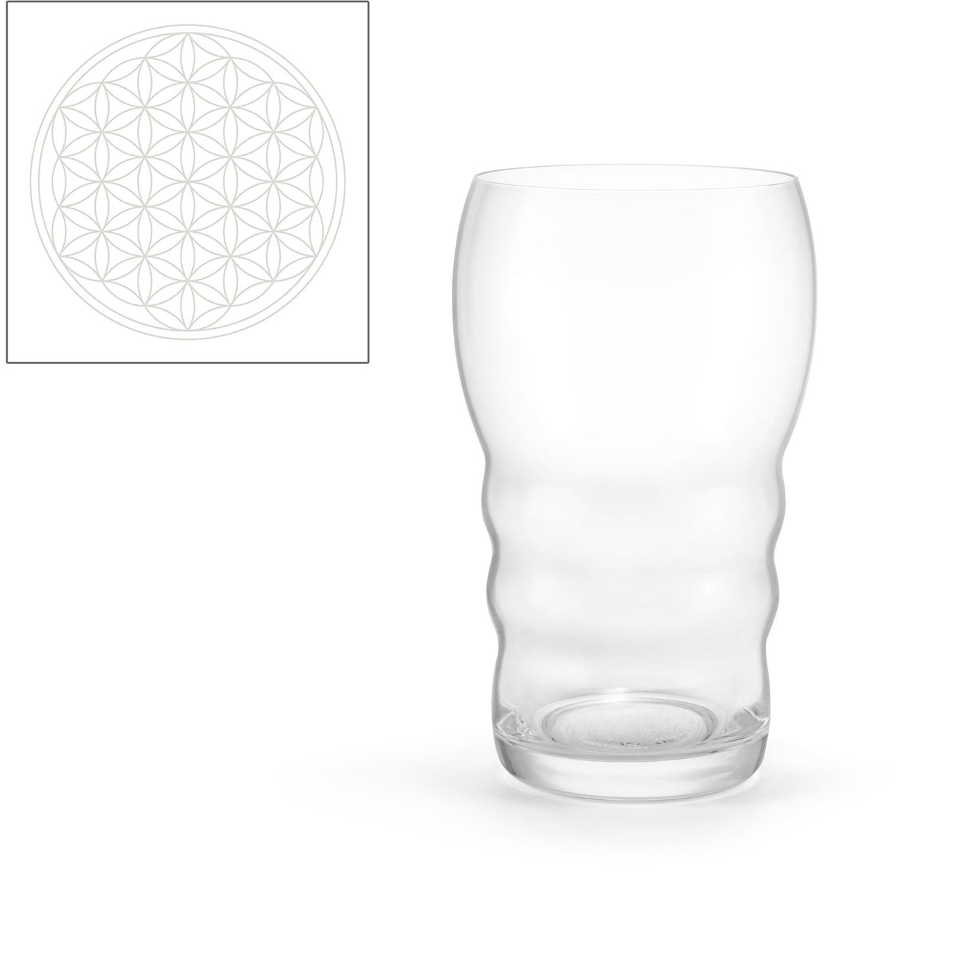 Trinkglas Galileo white