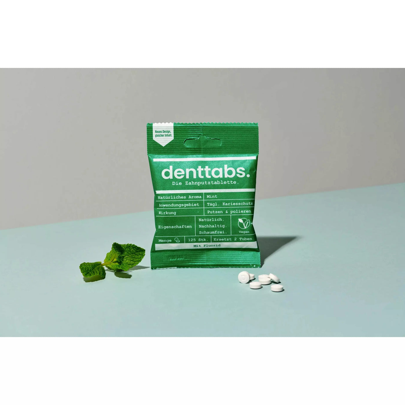 Denttabs Zahnputztabletten mit Fluorid