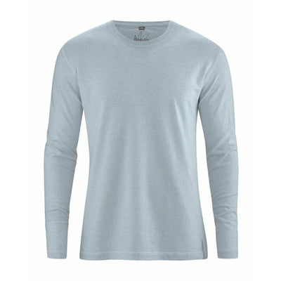 HempAge - Basic Langarmshirt #farbe_platinum