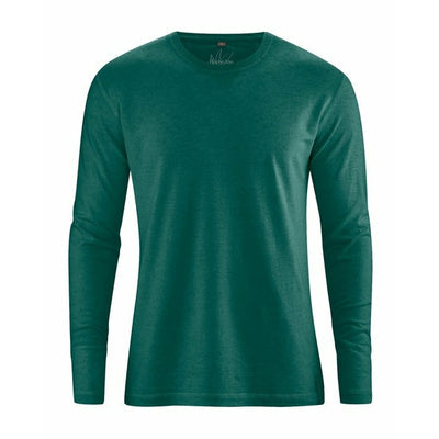 HempAge - Basic Langarmshirt #farbe_spruce