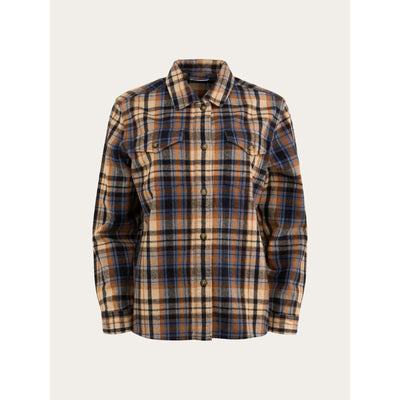 Earth colors checkred overshirt