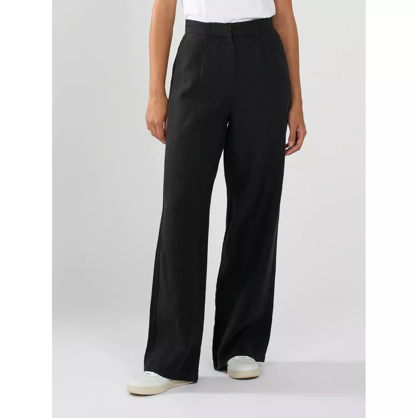 LOOSE NATURAL LINEN PANTS