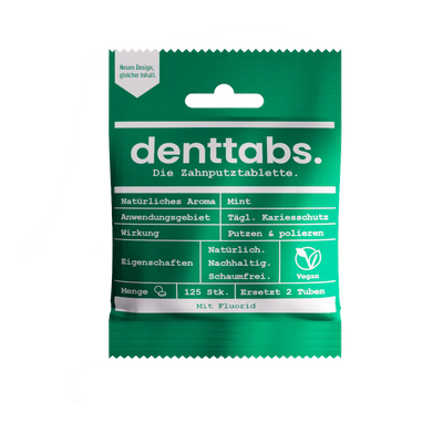 Denttabs Zahnputztabletten mit Fluorid