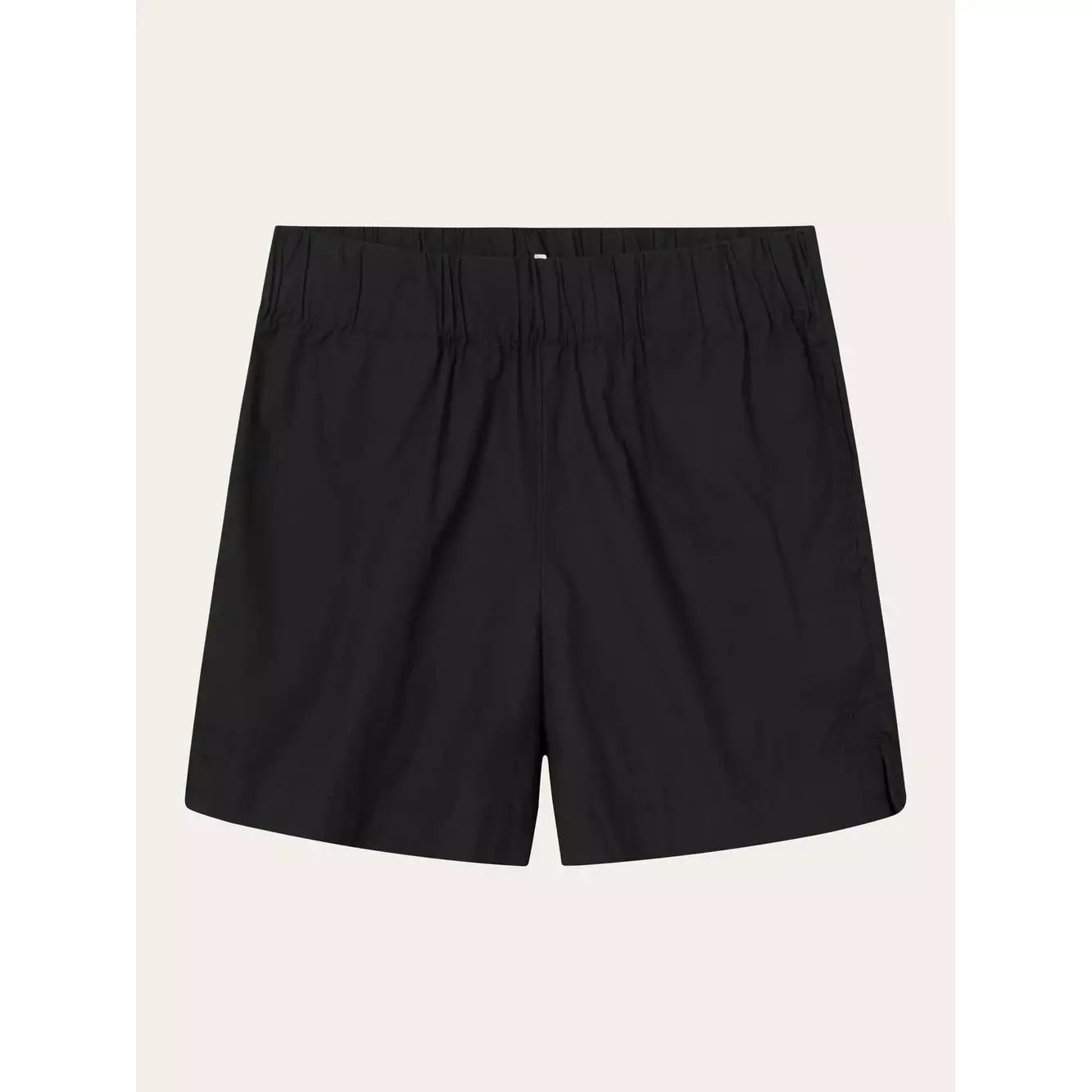 POPLIN ELASTIC WAIST SHORTS