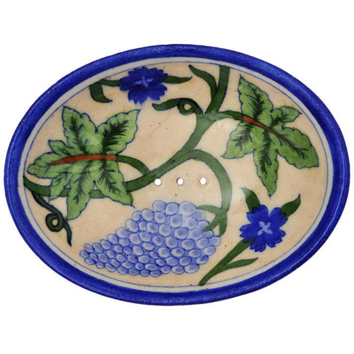 Seifenschale /Blue Pottery