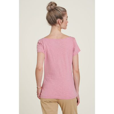Shirt mit Wasserfallausschnitt