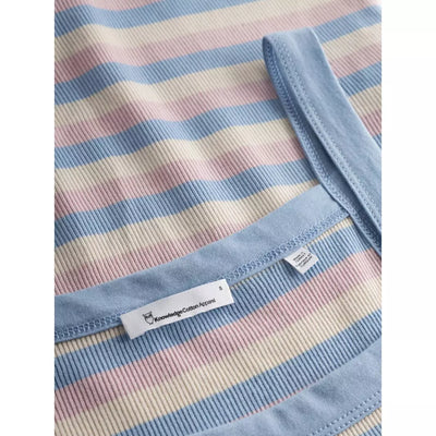 STRIPED RIB STRAP TOP