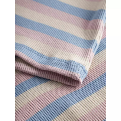 STRIPED RIB STRAP TOP