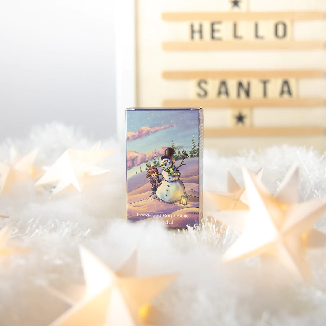 Weihnachtsseife Mandel 100g, Cosmos zertifiziert, palmölfrei