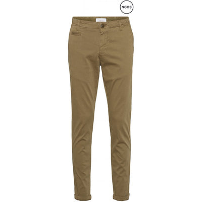 KnowledgeCotton Apparel  JOE slim stretched chino pant #farbe_burned-olive