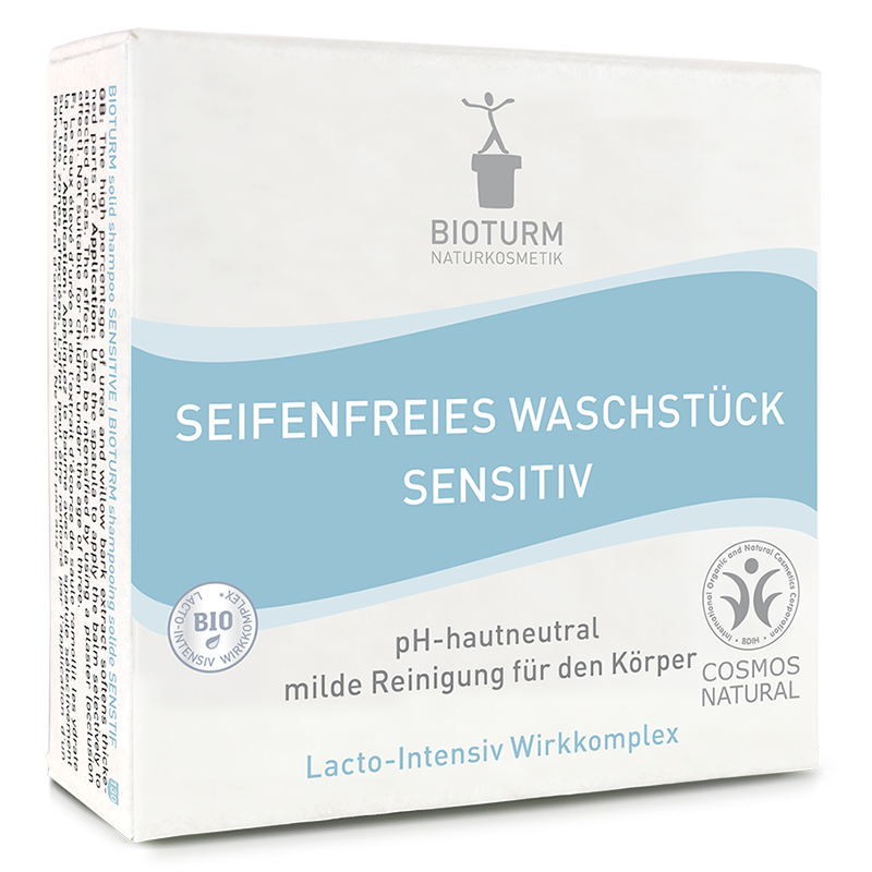 Bioturm Seifenfreies Waschstück Sensitiv 100g