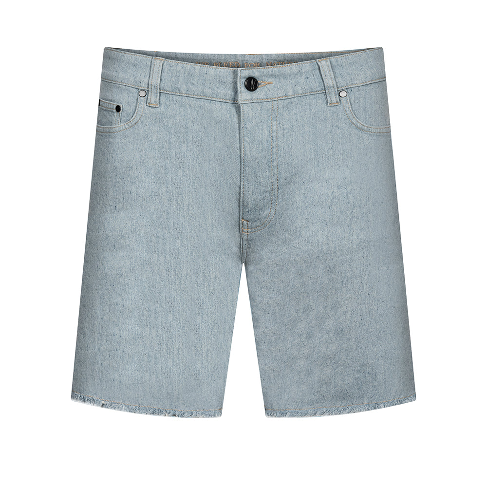 bleed - Active Jeans Shorts Lyocell (TENCEL™) Recycled Blau #farbe_blue