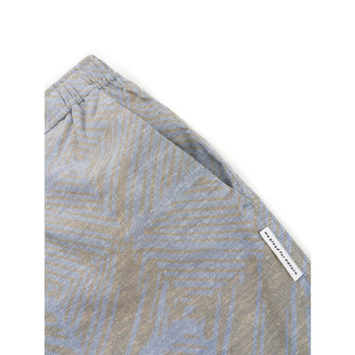 HempsterX Shorts Hanf Blau Beige