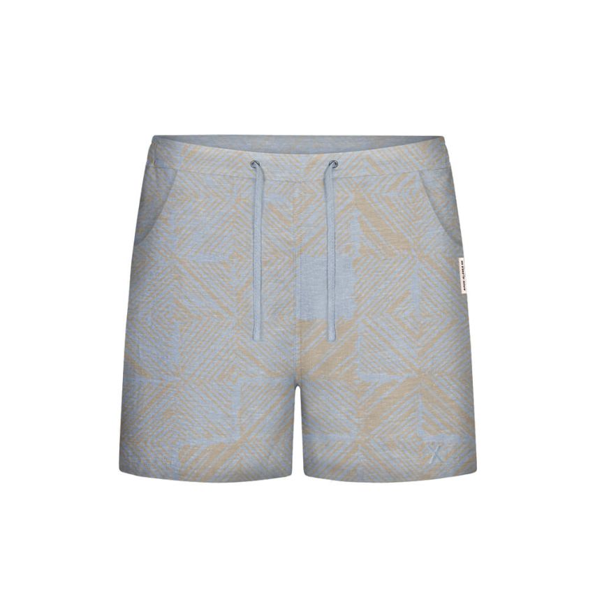 HempsterX Shorts Hanf Blau Beige