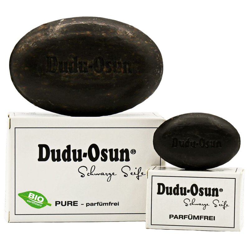 Dudu Osun® PURE - Schwarze Seife aus Afrika - parfümfrei
