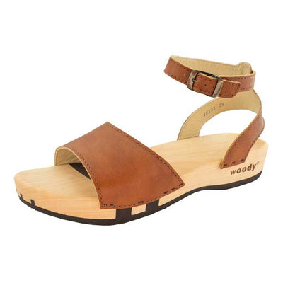 Jana – Damen Clog Sandale mit biegsamer Sohle aus nachhaltigem Weidenholz