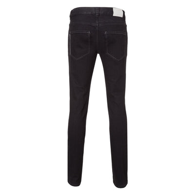 Mens Slim Jeans - Black One Wash