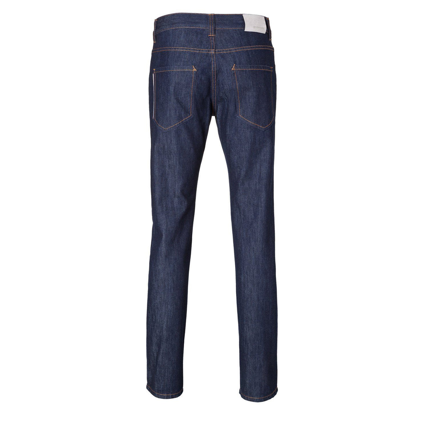 Mens Straight Jeans - Raw One Wash