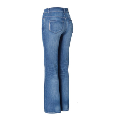 Womens High Rise Flared Jeans