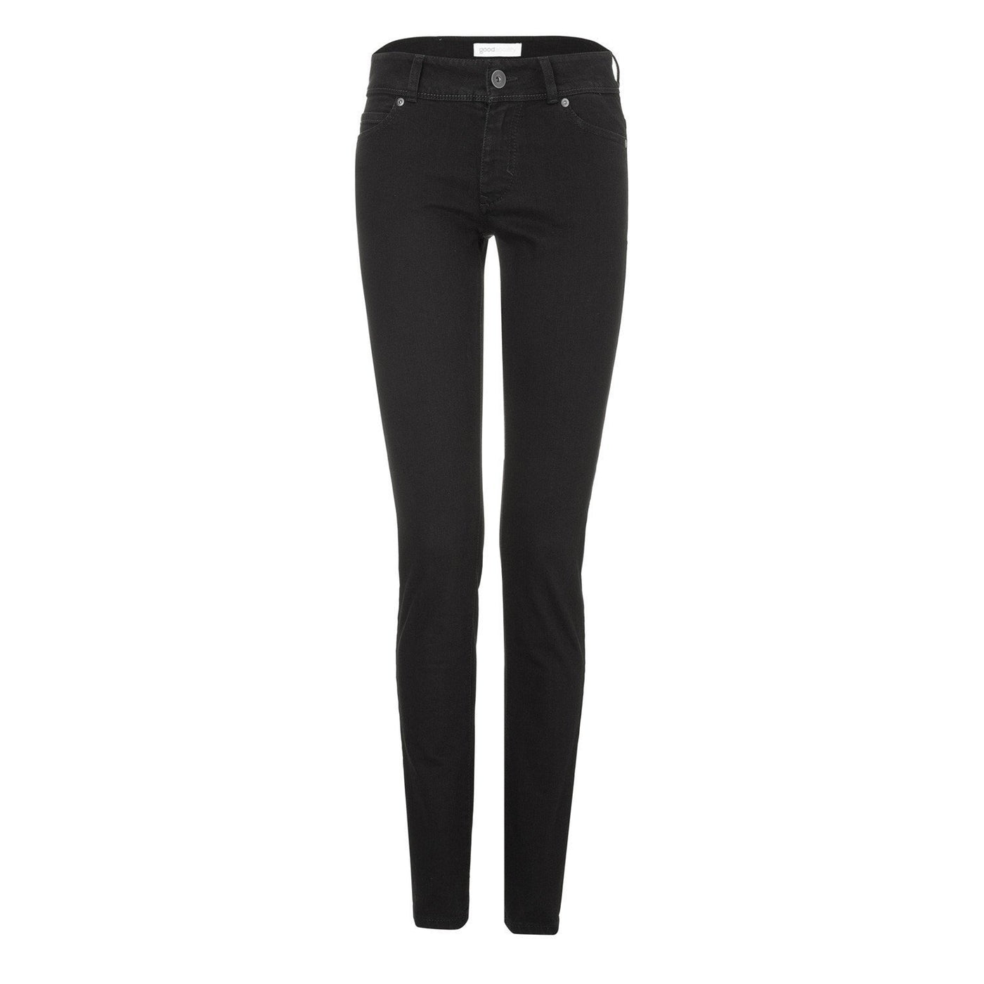 WOMENS SLIM JEANS - BLACK ONE WASH