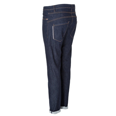 Womens Tapered Jeans - Raw One Wash